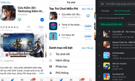 Quá nhiều lượt download mới, Cửu Kiếm 3D thống trị tất cả các BXH trên Store 4 ngày liên tiếp!