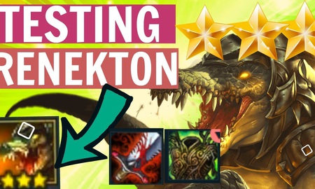 Đấu Trường Chân Lý: Cẩm nang đội hình hyper roll Rừng/Sát Thủ với Renekton cùng dàn tướng 3* siêu carry