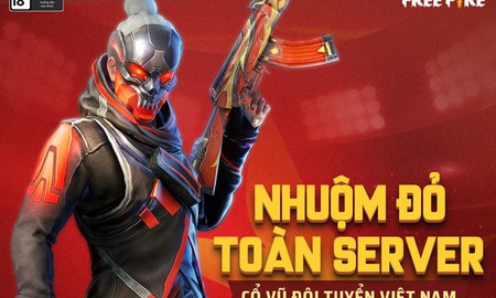 Garena tặng skin Miễn Phí 3 ngày cổ vũ đội tuyển Việt Nam nhưng bị game thủ Free Fire mắng là "ky bo"