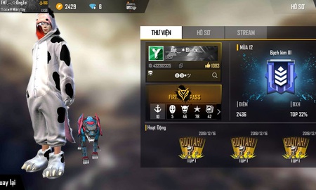 Vào một ngày đẹp trời, game thủ này tự dưng mất nick Free Fire rồi còn bị quay lại thách thức thẳng mặt