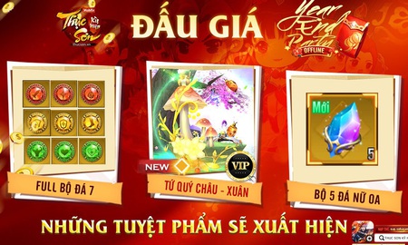 SỐC: Không định giá nổi các vật phẩm đấu giá của Thục Sơn Kỳ Hiệp Mobile cuối tuần này, đại gia Sài Thành liệu có làm nên kỳ tích?