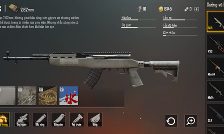 4 khẩu DMR - súng trường bắn tỉa đáng sợ nhất trong PUBG Mobile.