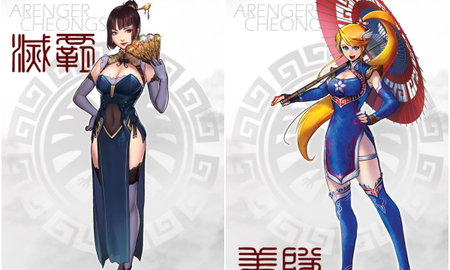 Loạt tranh các siêu anh hùng Avengers được chuyển giới thành mỹ nhân sexy