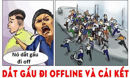 Dắt “gấu xinh” đến offline, thanh niên bị 500 anh em tìm giã sấp mặt trong game
