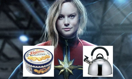 Giờ này ai đòi tiết lộ "Captain Marvel" thì đưa cho người đó xem ngay ảnh sau đây!
