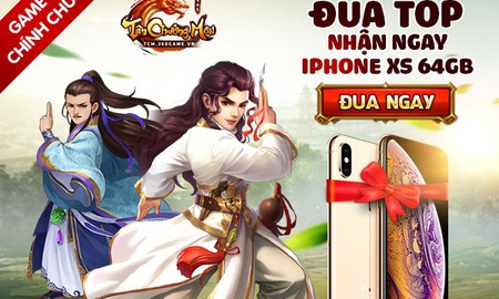 Vừa ra mắt Tân Chưởng Môn VNG đã đón nhận hàng ngàn game thủ đua top nhận iPhone XS