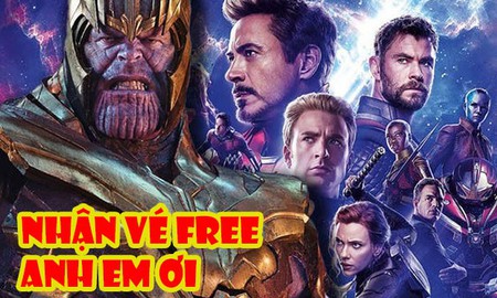 Tặng 264 vé suất chiếu sớm Avengers: Endgame tại Hà Nội và Hồ Chí Minh ngày 25/4