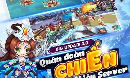 Quân Đoàn Chiến Liên Server - Update 3.0 của Tiểu Tiểu Tam Quốc Chí chính thức ra mắt, tặng 1000 Giftcode