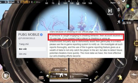 Tencent "tát thẳng mặt" một số streamer PUBG Mobile: "Gian lận sẽ bị ban 10 năm"