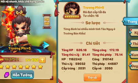 Review chi tiết tướng Trương Phi sau khi được nâng tư chất lên 16: Bước ngoặt mới dành cho nông dân