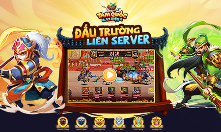 Tặng 2000 Giftcode Tam Quốc Vi Diệu mừng update mới: Tranh đoạt vương giả liên server, Tôn Sách, Mã Đại tham chiến