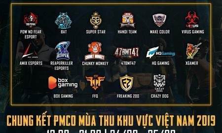 Điểm mặt chỉ tên những cái tên nổi bật nhất giải đấu PUBG Mobile - PMCO Mùa Thu 2019