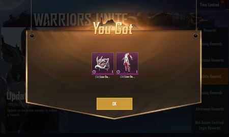 PUBG Mobile tặng FREE ngoại trang Lân Sư Rồng 3 ngày nhân dịp Trung Thu