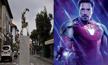 Hậu Endgame, Iron-Man được xây dựng tượng đài nhằm tôn vinh như một người dành cả đời cho lý tưởng sống