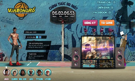 Lộ diện trang intro Vua Bóng Rổ và clip gameplay Việt hóa