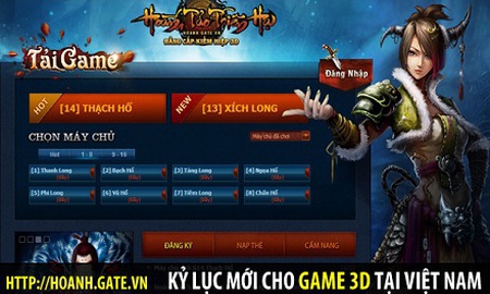 Hoành Tảo Thiên Hạ lập kỷ lục mới cho game 3D kiếm hiệp