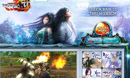 Game thủ Việt vượt khó download Võ Lâm Truyền Kỳ phiên bản 3D