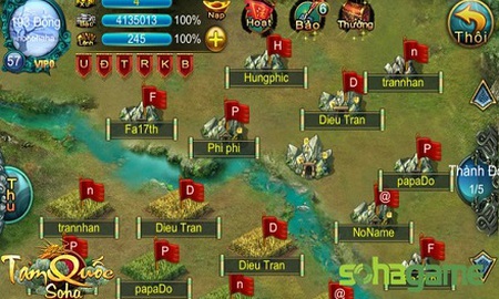 Trải nghiệm cảm giác PvP trong game chiến thuật Tam Quốc Soha
