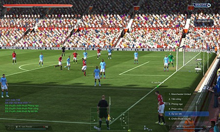 Chiến thuật trong FIFA Online 3 - Chìa khóa tới chiến thắng