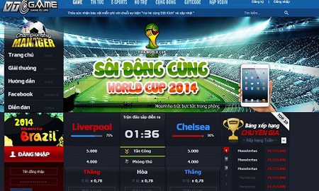 Sôi động vòng loại World Cup 2014 với CM Online