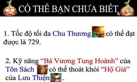 Những mẹo vặt khi chơi Củ Hành