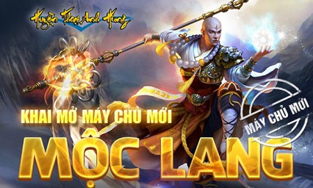 Huyền Thoại Anh Hùng bất ngờ ra thêm sever mới Mộc Lang