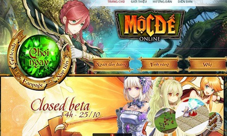 Mộc Đế Online tiến lên Closed Beta không reset