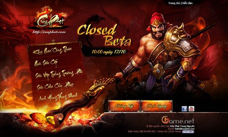 Cửu Phạt Trung Nguyên mở cửa Closed Beta ngày 17/10