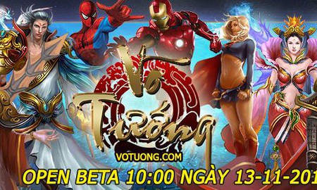 Open Beta 10h ngày 13/11, Võ Tướng gửi tặng độc giả GameK 200 Vip Code