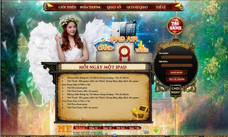 Thiên Thần Truyện chính thức Open Beta ngày 14/11