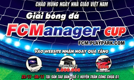 Asiasoft và CLB Phóng viên Giáo dục tổ chức Giải bóng đá FC Manager Cup