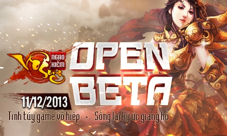 Ngạo Kiếm Vô Song bất ngờ công bố Open Beta, tặng Giftcode