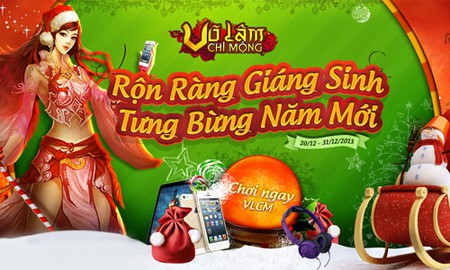 Mừng giáng sinh và năm mới, VLCM tặng 1,5 tỷ đồng cho game thủ