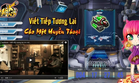 Bất ngờ xuất hiện game mới Tank Tank tại Việt Nam