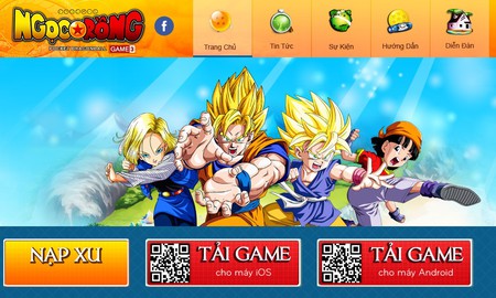 Game mobile đề tài Dragon Ball xuất hiện tại Việt Nam