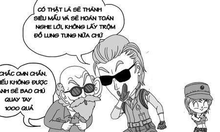 Hài hước với truyện tranh Đột Kích phong cách "7 viên ngọc rồng"