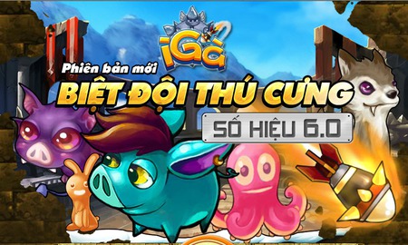 Biệt đội thú cưng làm loạn iGà, tặng Gift code