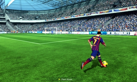 Dani Alves và Jordi Alba đá tiền đạo cánh trong FIFA Online 3, tại sao không?