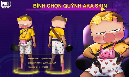 Mắt tròn mắt dẹt với những thiết kế trang phục đỉnh cao từ các game thủ PUBG Mobile, Quỳnh Aka nhanh chóng lọt vào top 5
