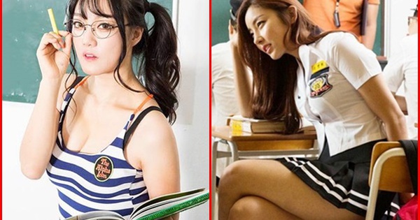 Loạt mẫu nữ ăn vận gợi cảm đóng vai giáo viên, nữ sinh khiến dân mạng ...