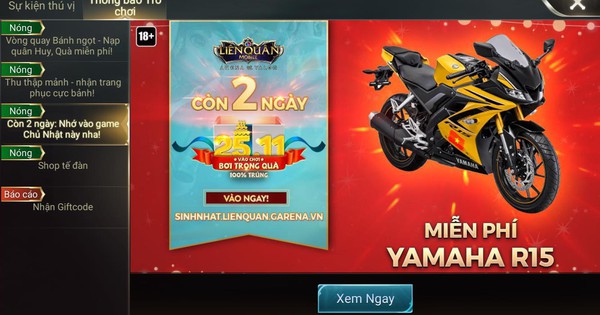 Liên Quân Mobile: CHẤN ĐỘNG, người duy nhất trúng xe Yamaha R15 đã nghỉ ...