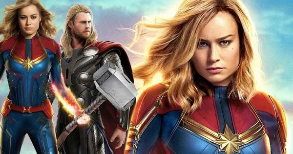 Nhận Được Lời Khen Của Thor, Nhưng Liệu Captain Marvel Có Thể Nâng Được Búa  Thần Mjolnir?