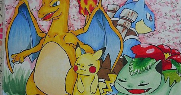 Hãy khám phá bức tranh Pokemon đầy màu sắc và sinh động này! Đây chắc chắn là một tác phẩm nghệ thuật đầy cảm hứng về thế giới Pokemon mà bạn không thể bỏ qua.